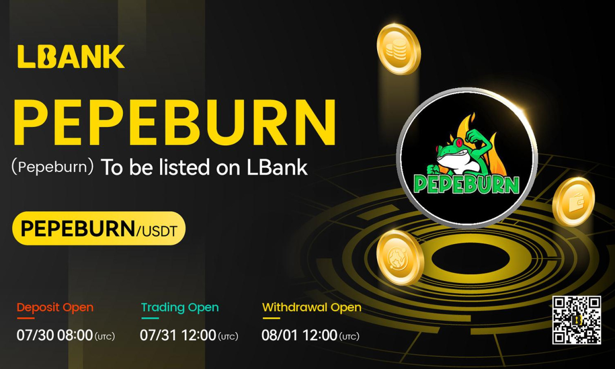 Pepeburn (PEPEBURN) Is Now Available for Trading on LBank Exchange