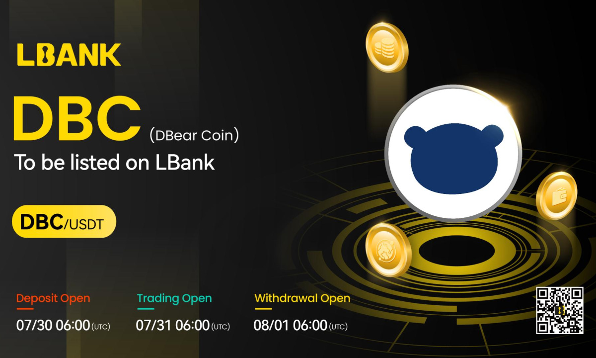 LBank Exchange Will List DBear Coin (DBC) on July 31,...