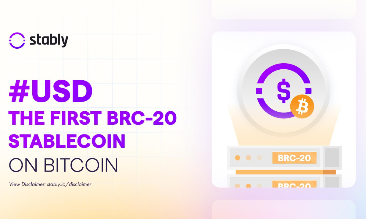 Stably Launches #USD as the First BRC20 Stablecoin on the...