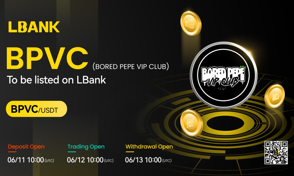 Bored Pepe VIP Club (BPVC) Is Now Available for Trading on LBank Exchange