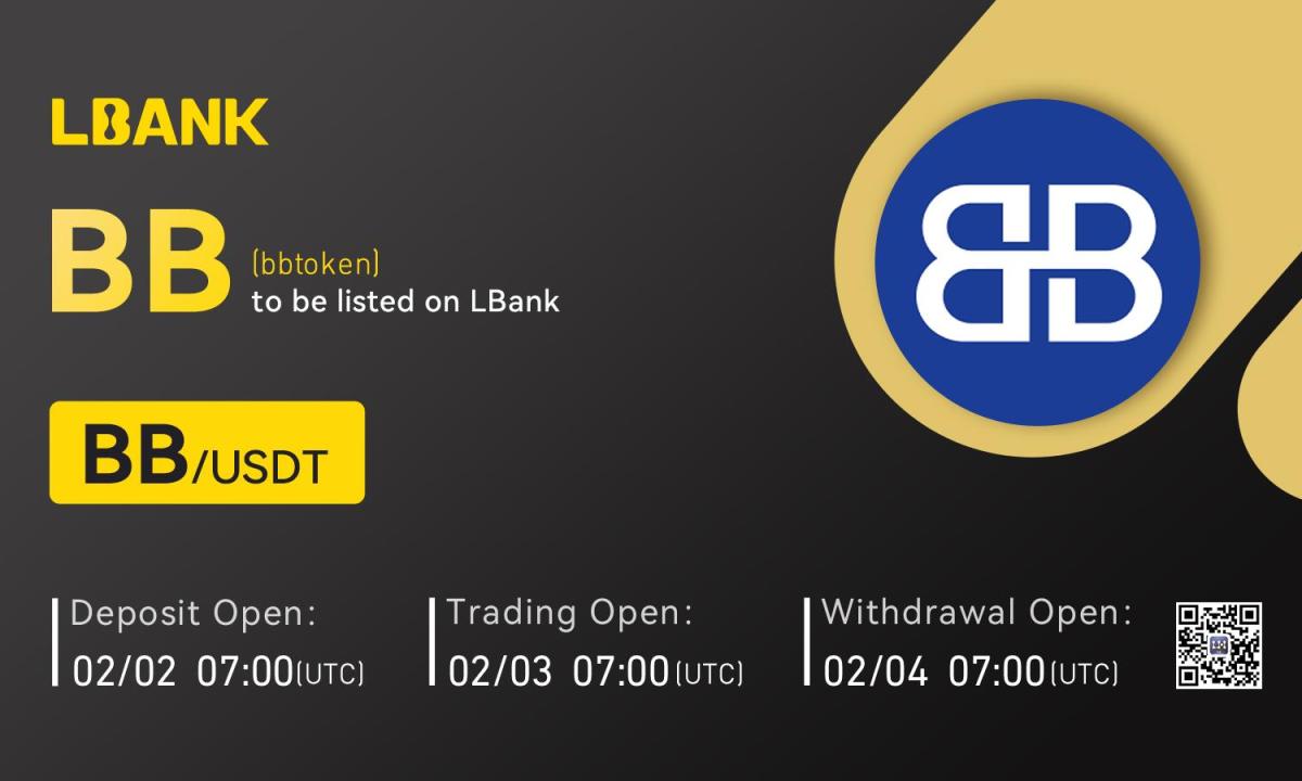 LBank Exchange Will List BBToken (BB) on February 3, 2023