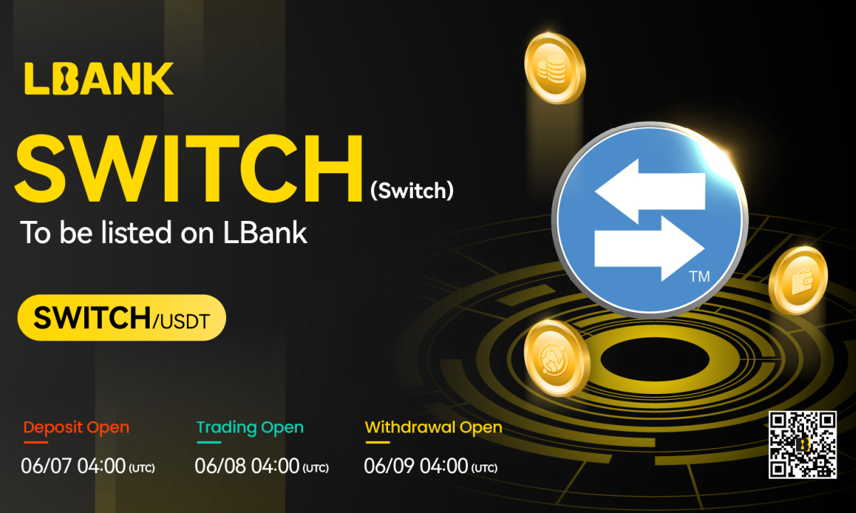 LBank Exchange Will List Switch (SWITCH) on June 8, 2023