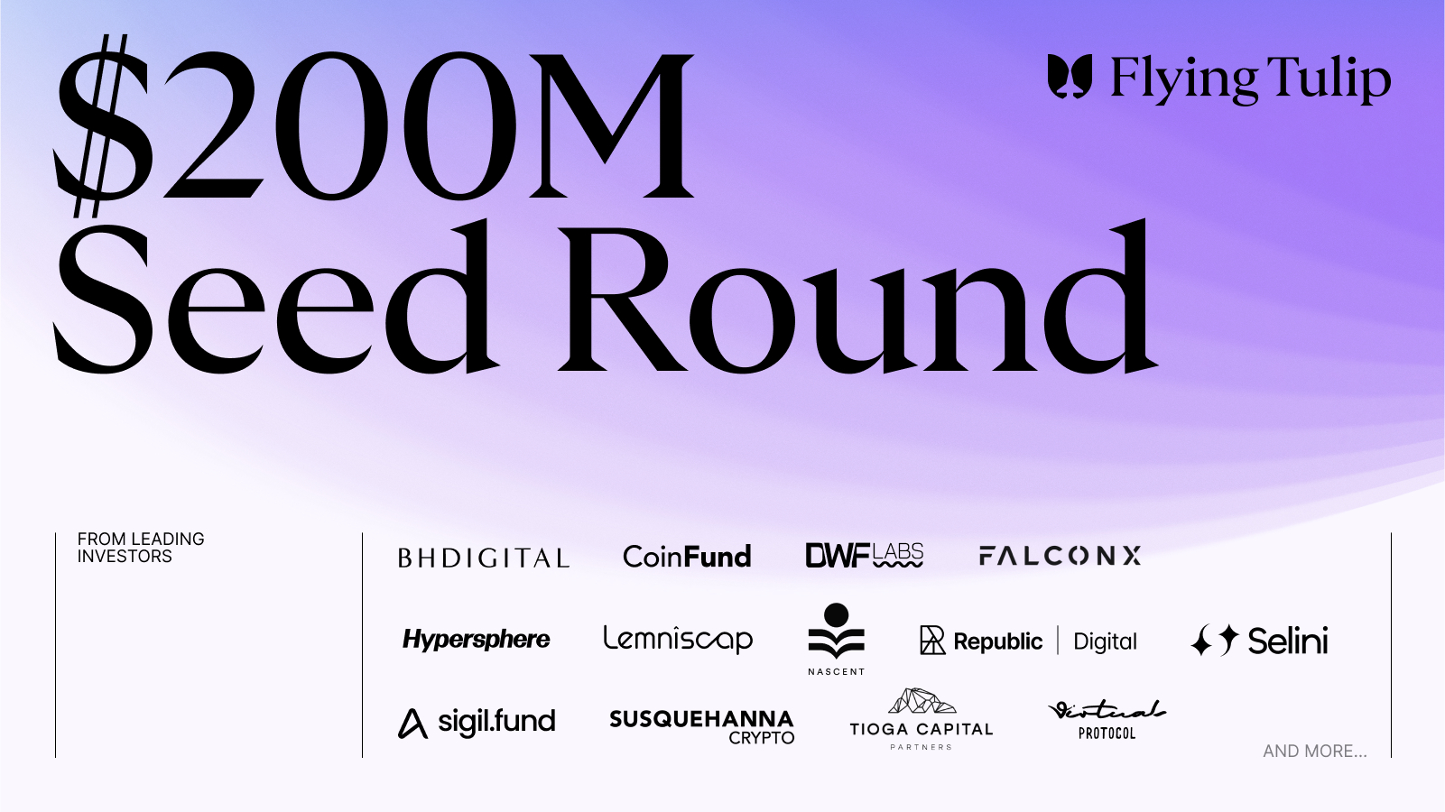 Flying Tulip Raises $200M; Announces $FT Public Sale at Same Valuation with onchain Redemption Right