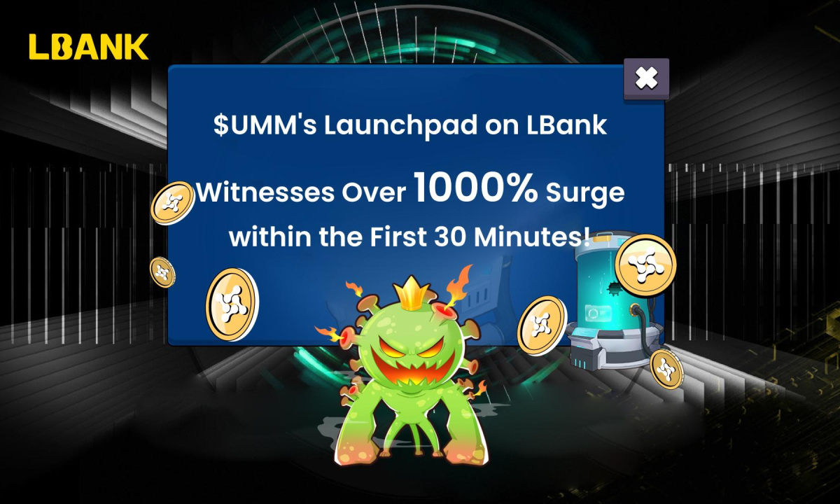 $UMM's Launchpad on LBank Witnesses Over 1000% Surge within the First 30 Minutes