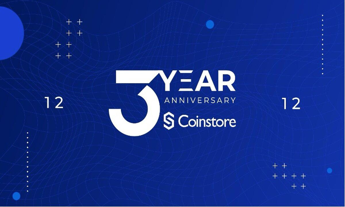 Coinstore Marks 3rd Anniversary with Massive Prizes and Global Expansion Plans