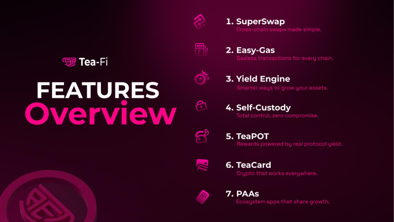 Tea-Fi Redefines DeFi: One SuperApp. Infinite Yield. Powered by $TEA