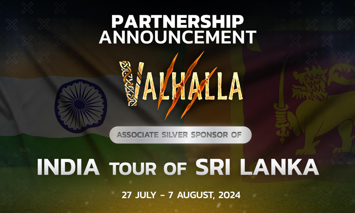Floki’s Valhalla Joins as Associate Sponsors for India’s Tour of Sri Lanka (23 Jul)