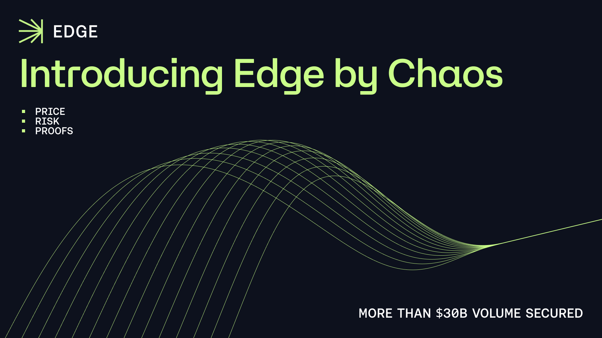 Edge, the New Decentralized Oracle Protocol by Chaos Labs, Emerges from Stealth with Jupiter; $30B Volume Secured Over the Last 2 Months