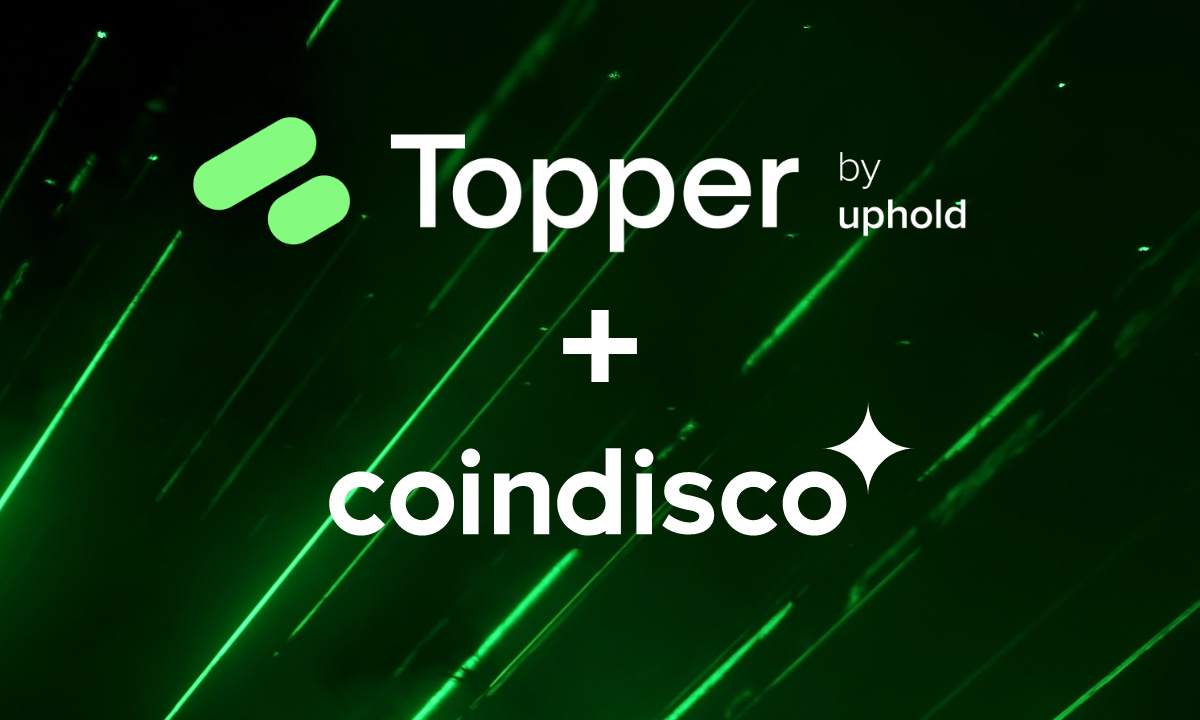 Uphold's Topper Joins Forces with Coindisco, Streamlining Crypto Purchases for Users Globally