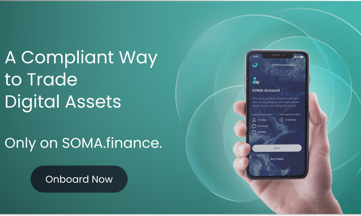 SOMA.finance Announces Launch of  Digital Asset Trading Platform  with First Product SOMA Starter