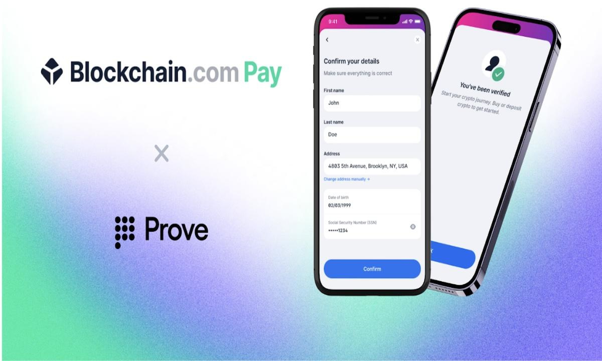 Blockchain.com Teams Up with Prove to Offer 10-Seconds KYC Verification to its Users