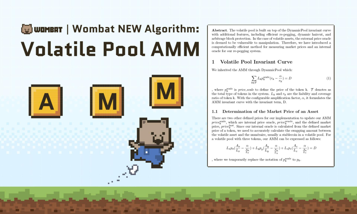 Wombat Exchange Releases First Single-Sided Volatile Pool AMM in DeFi