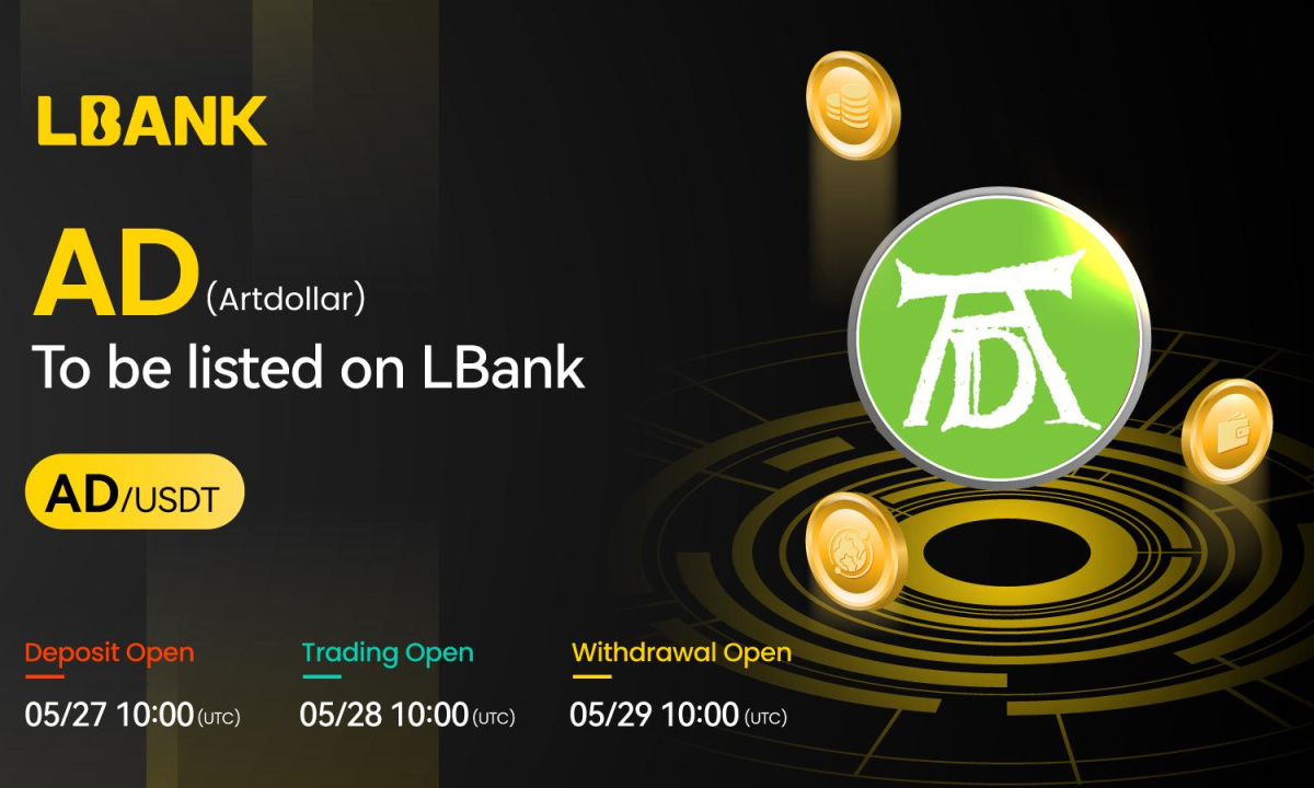 Artdollar (AD) Is Now Available for Trading on LBank Exchange