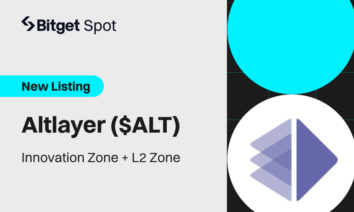 Bitget Lists Altlayer ($ALT) In the Innovation and L2 Zone (25 Jan) | Headlines | News | CoinMarketCap