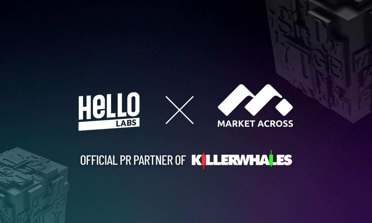 HELLO Labs Joins Forces with MarketAcross to Take “Killer Whales” to the Masses (7 Feb) | Headlines | News | CoinMarketCap