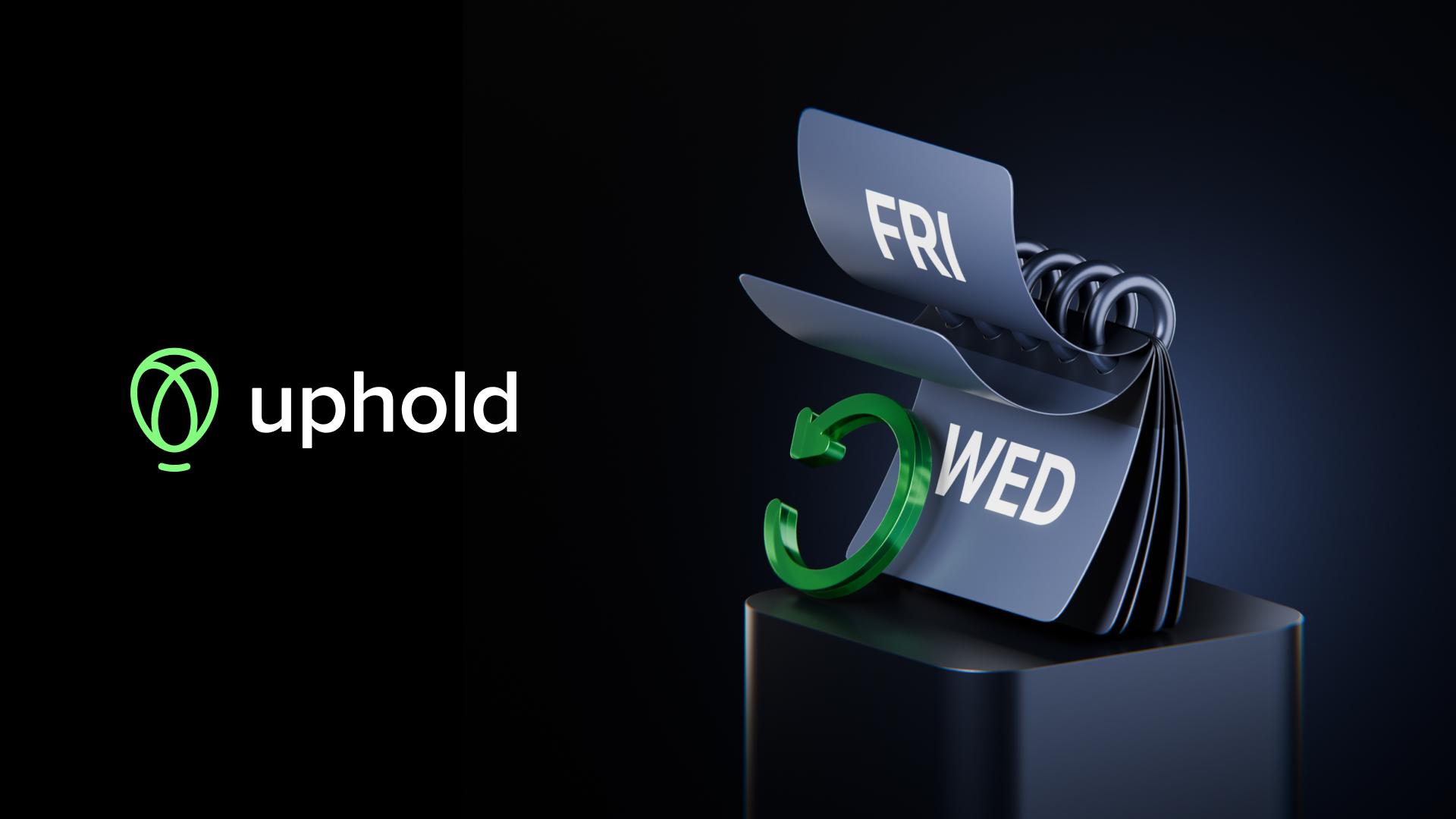 Uphold Introduces “Early Paycheck,” Giving Users Access to Paycheck Funds Up to Two Days Faster