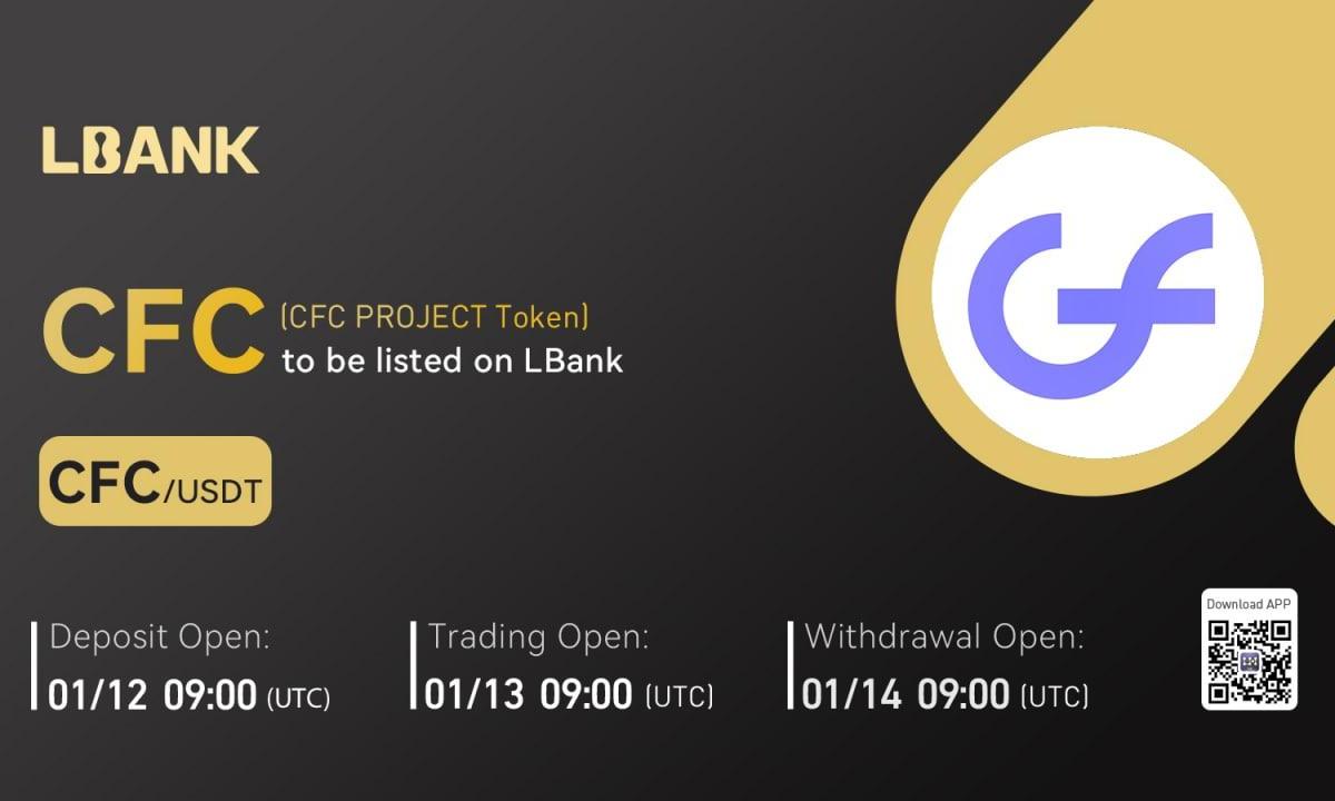 LBank Exchange Will List CFC PROJECT Token (CFC) on January 13, 2023