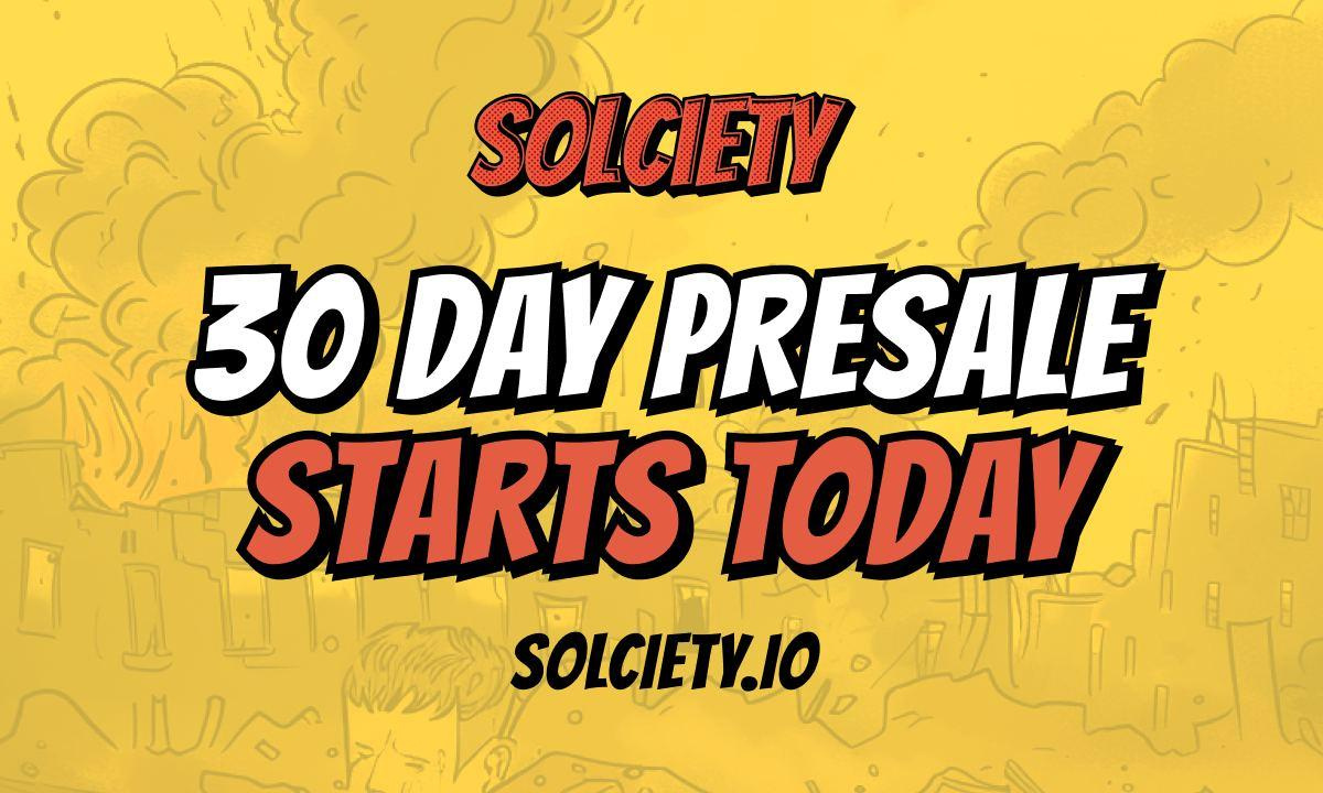 New SOL Meme Coin, Solciety, Launches Today With 30-Day ICO