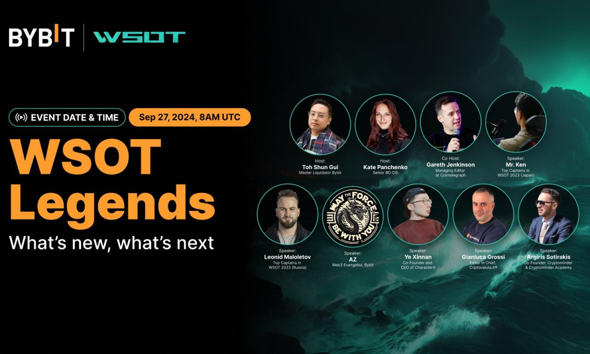 Bybit to Host WSOT 2024 Livestream: Featuring Past Champions, Industry Insights, and Special Giveaways