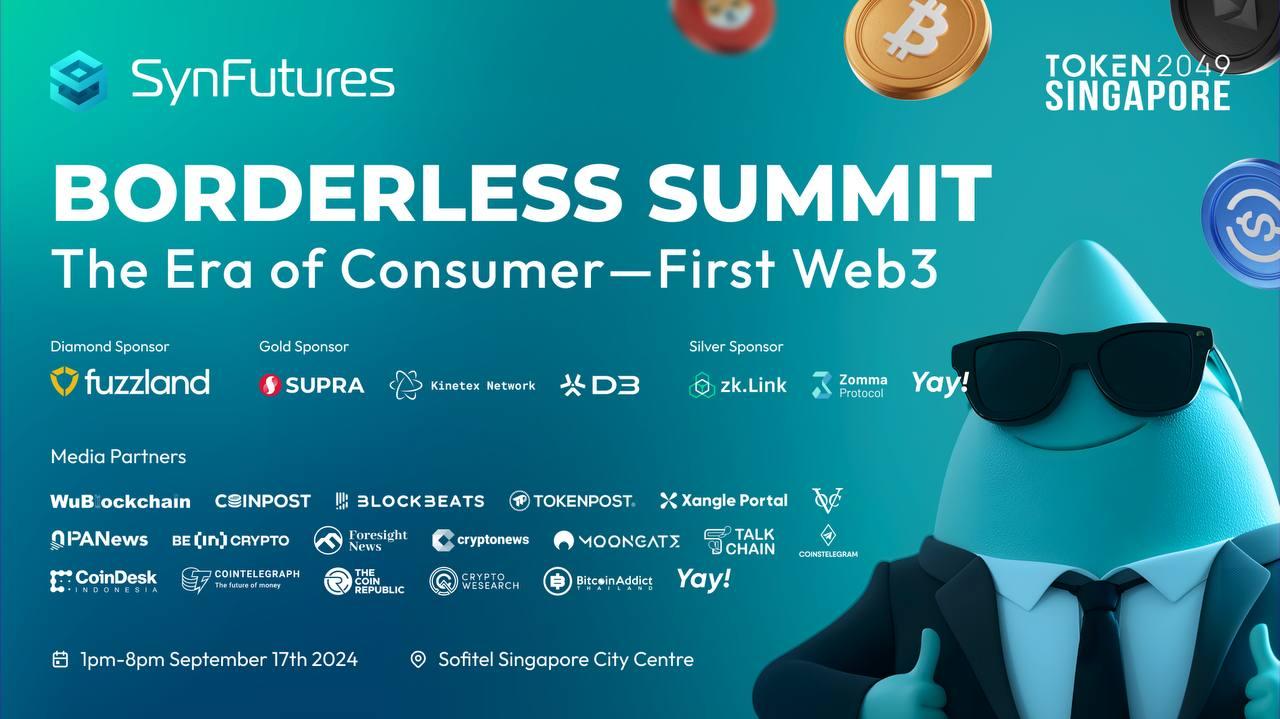 Borderless Summit to Explore the Era of Consumer-First Web3 During TOKEN2049 Singapore