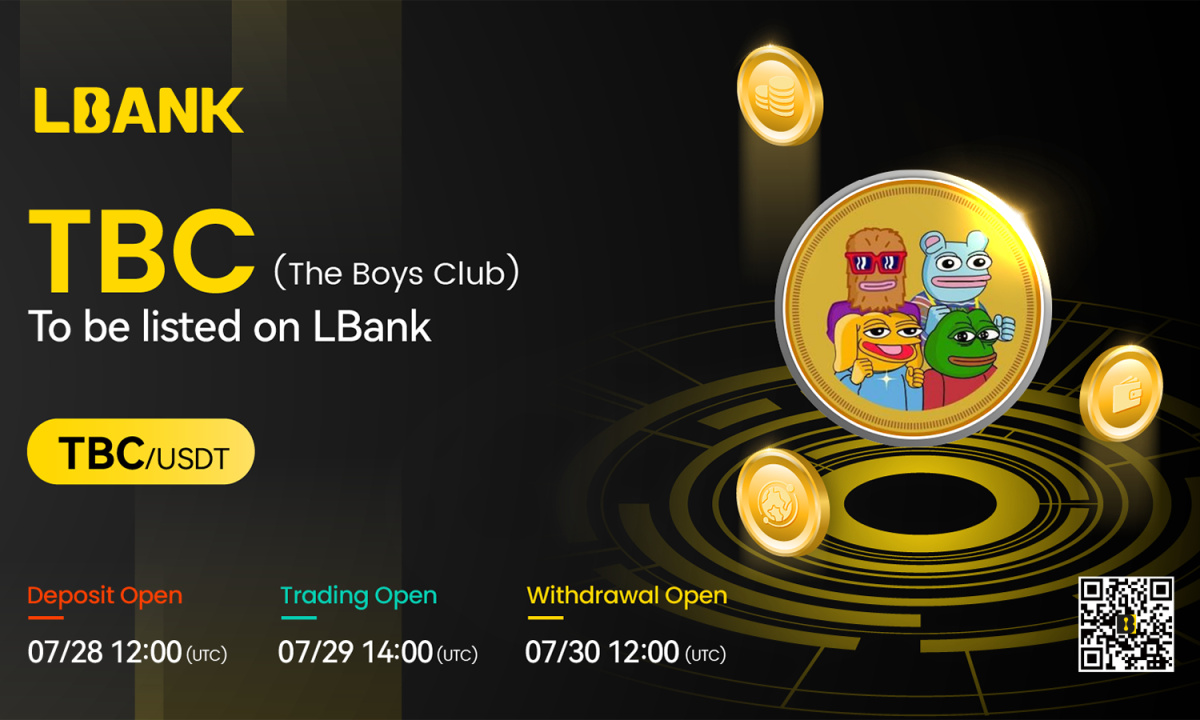 The Boys Club (TBC) Is Now Available for Trading on LBank Exchange